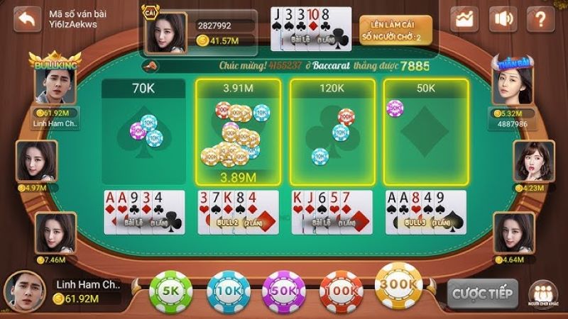 Game bài Bull Bull | Thử thách vận may, kiếm tiền nhanh chóng