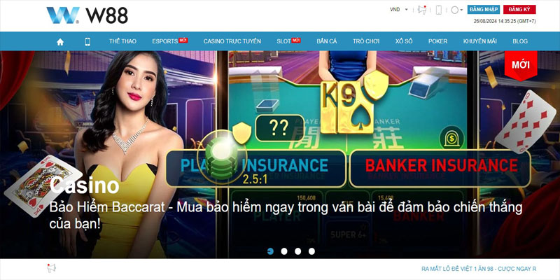 W88 – Nhà cái uy tín với giao diện hiện đại và dịch vụ đẳng cấp
